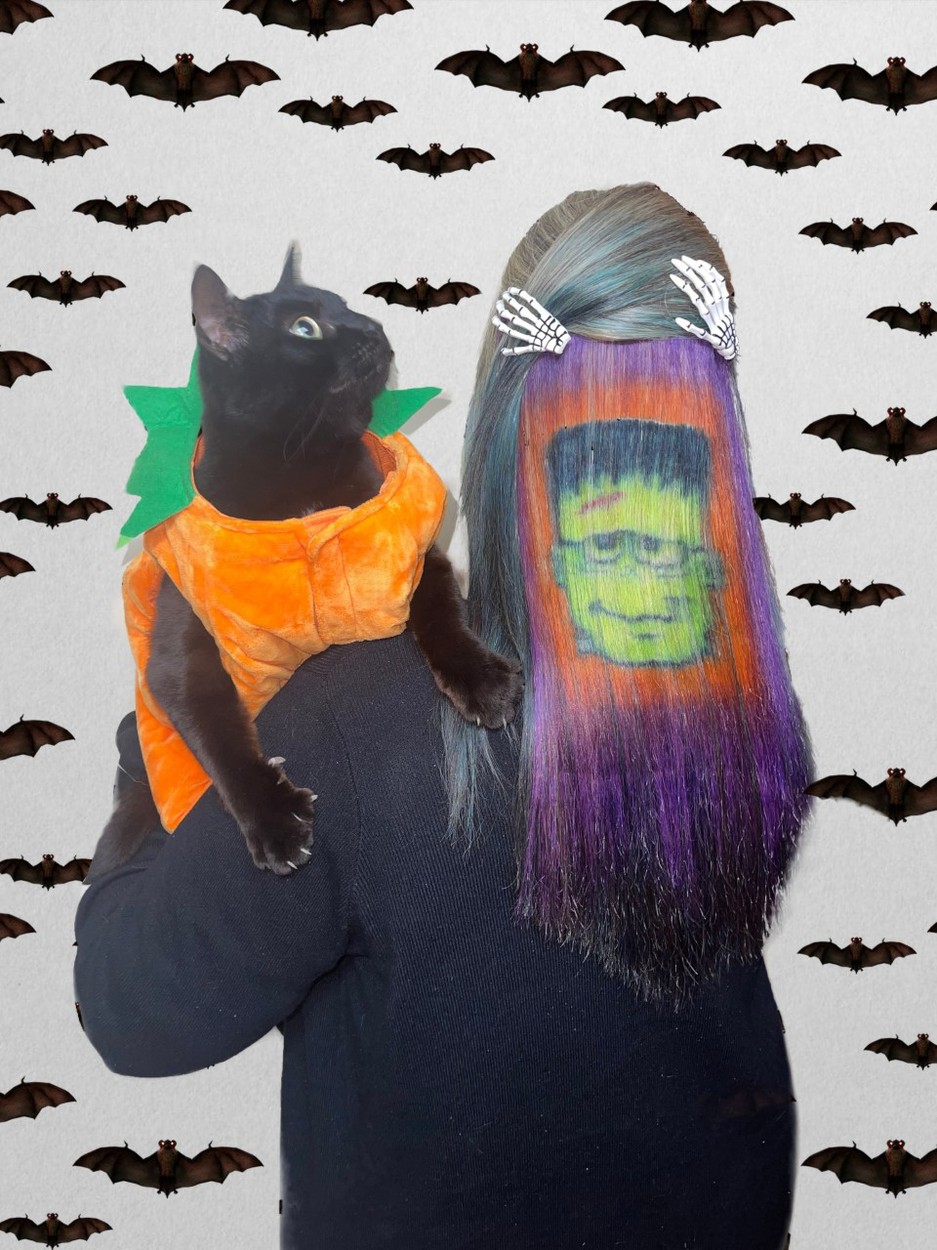 Lucy Dilkes hajfestményei