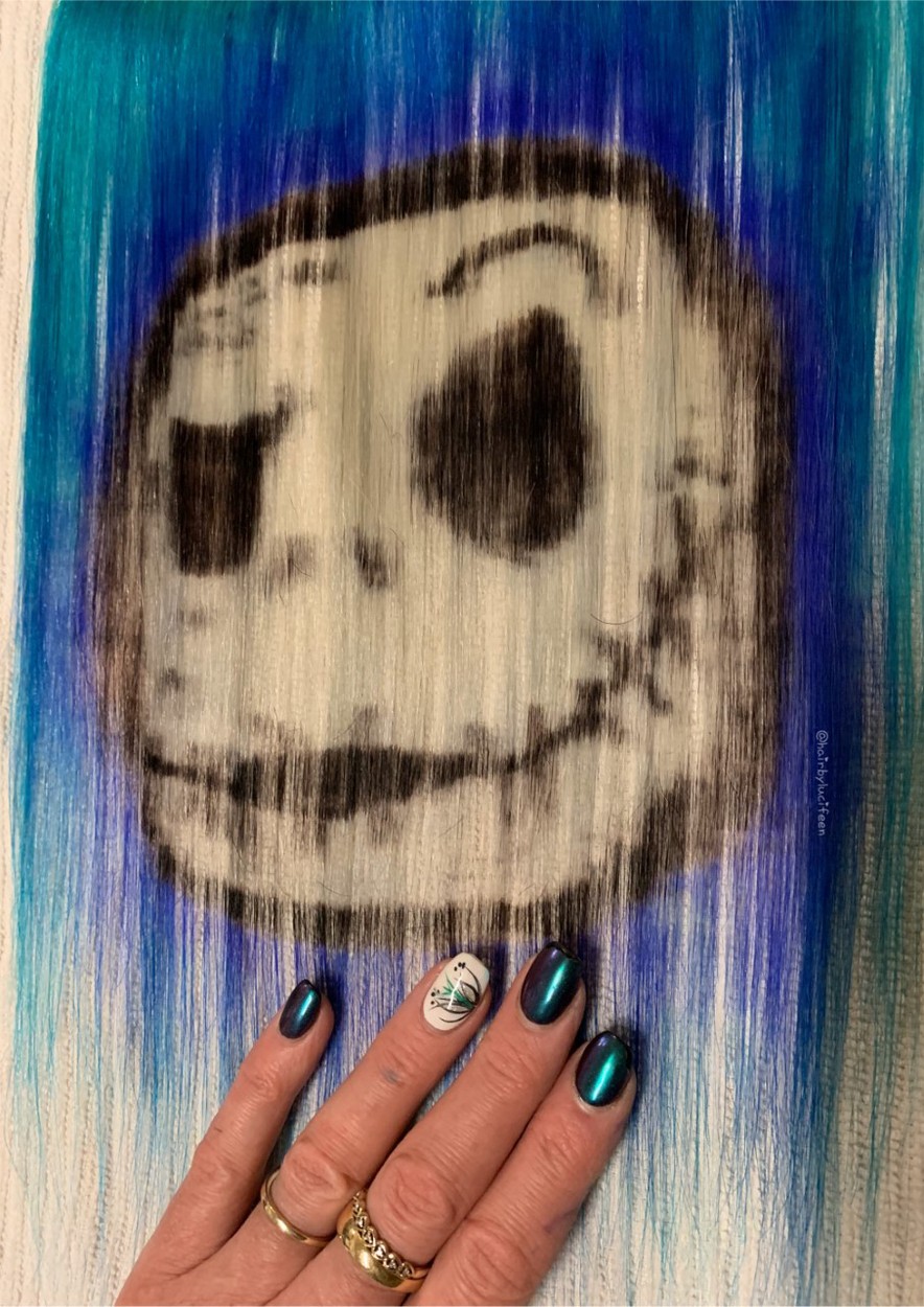 Lucy Dilkes hajfestményei