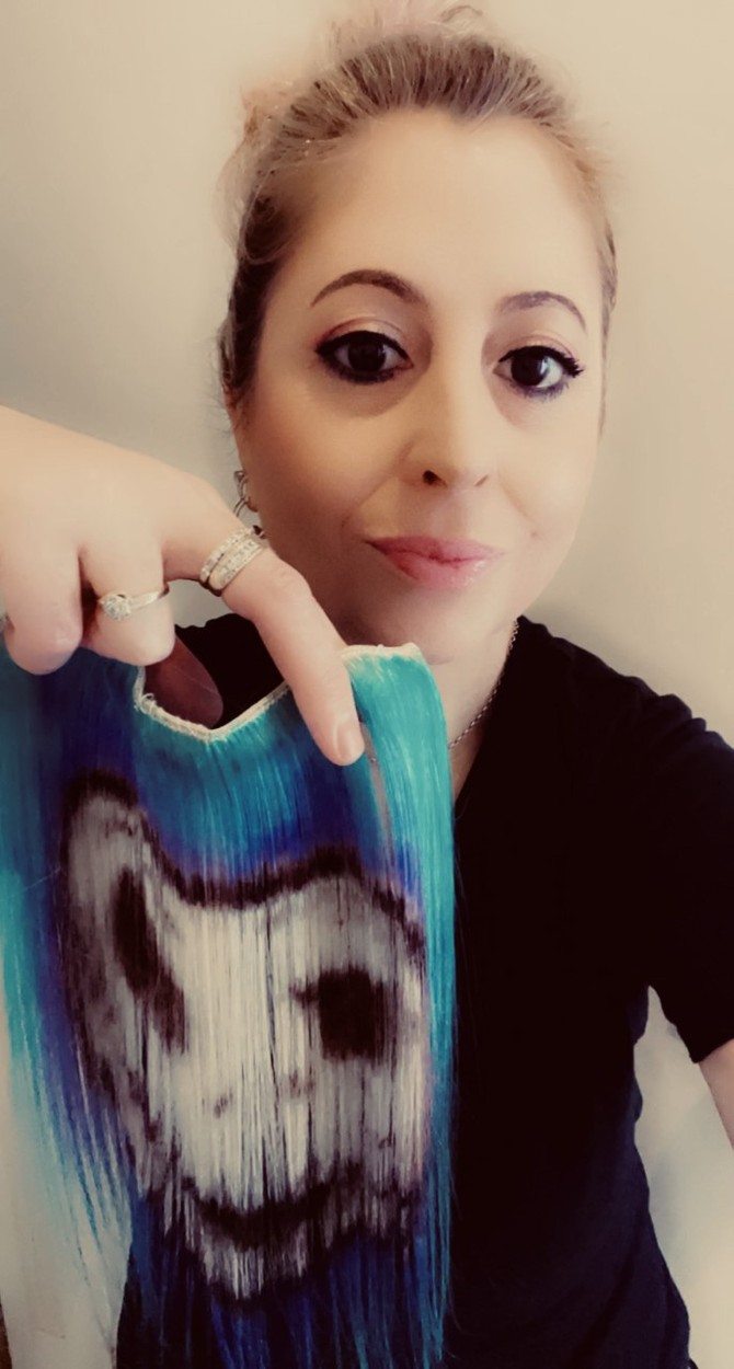 Lucy Dilkes hajfestményei