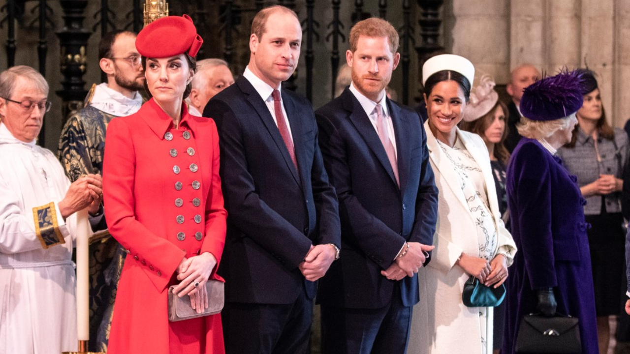 Vilmos herceg, Harry herceg, Katalin hercegné és Meghan Markle