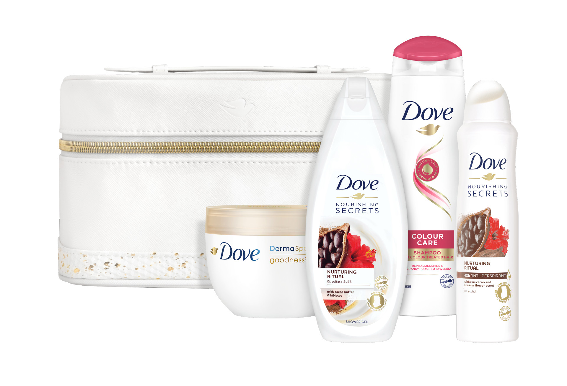 Dove Nurturing Ritual Kényeztető Ajándékcsomag Prémium Neszesszerrel