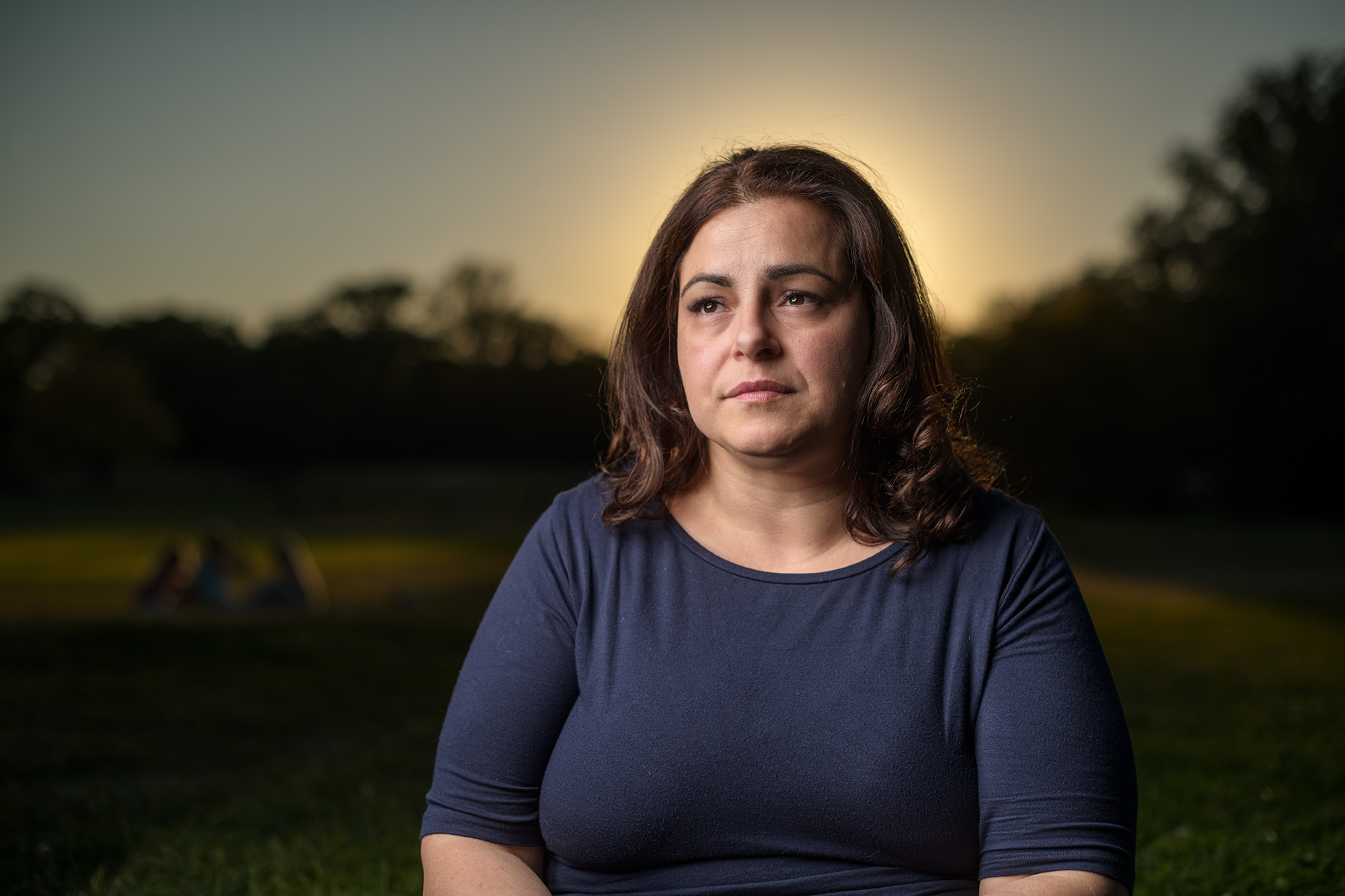 Koraszülött anya portréja