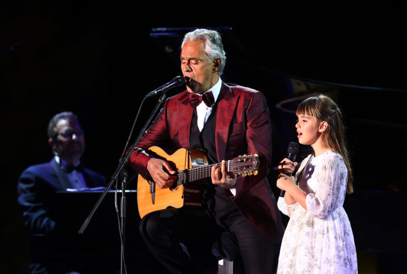 Andrea Bocelli és kislánya, Virginia Bocelli