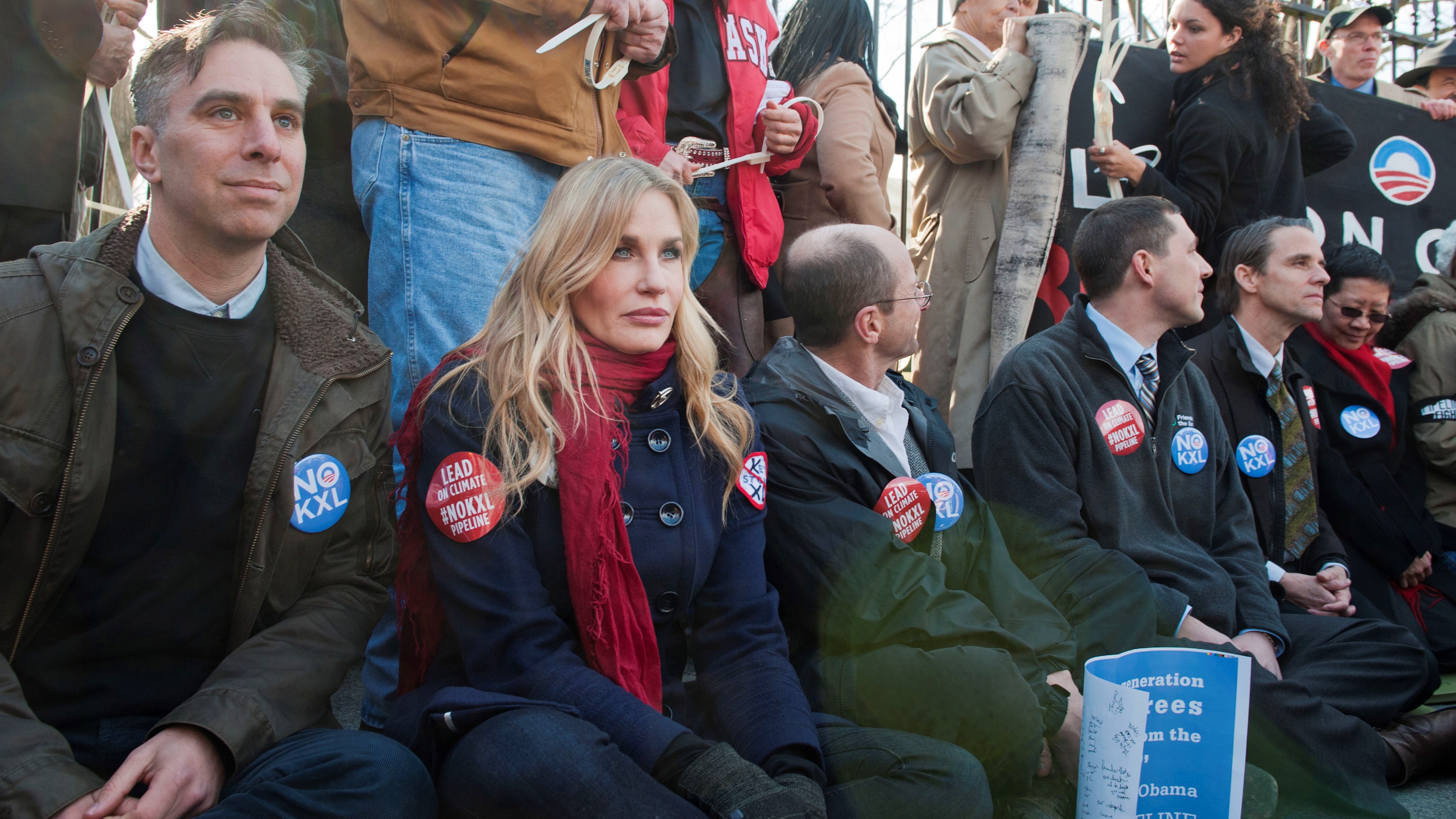 Daryl Hannah Washingtonban tüntet