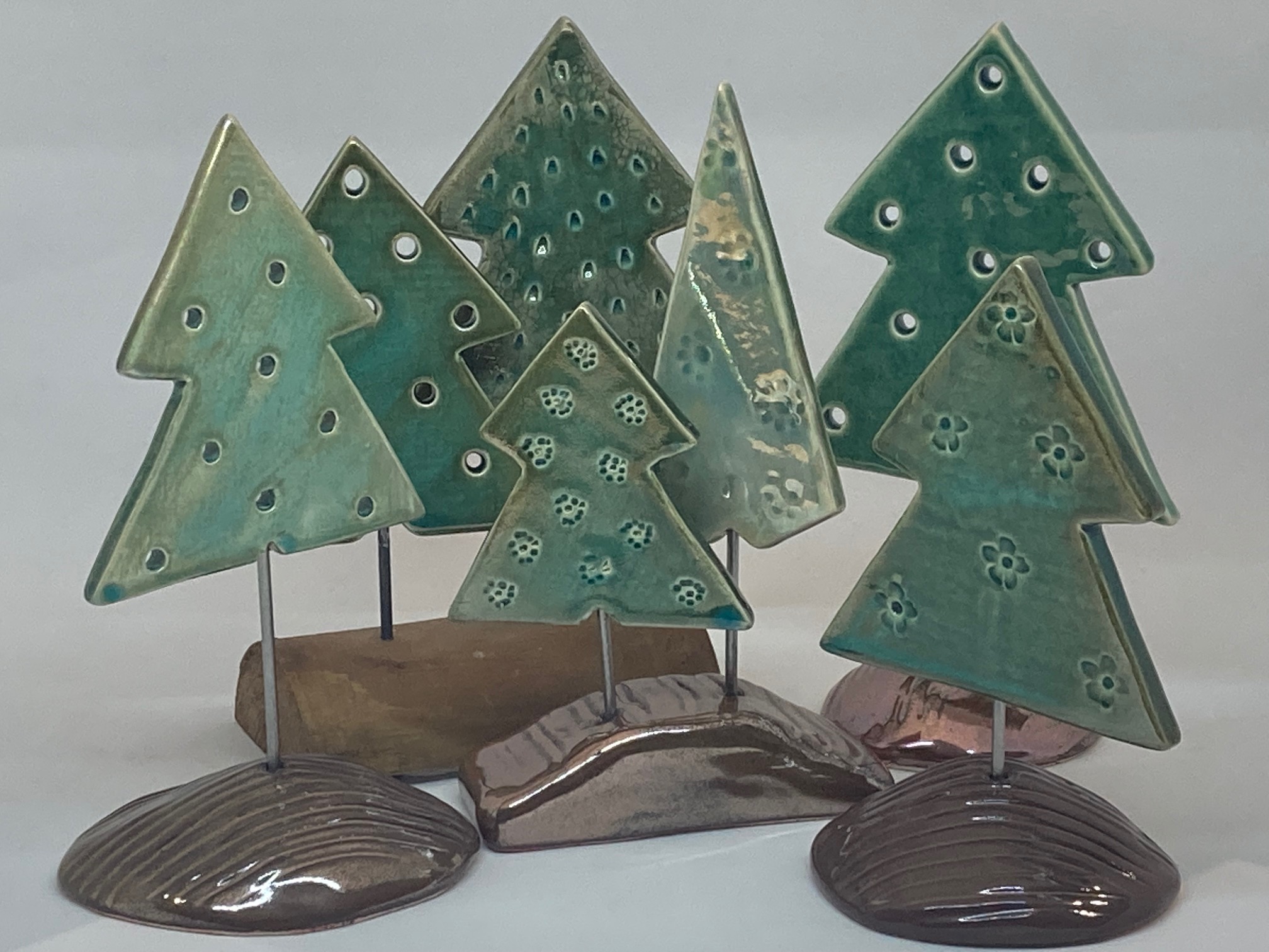 kerámia karácsonyfa