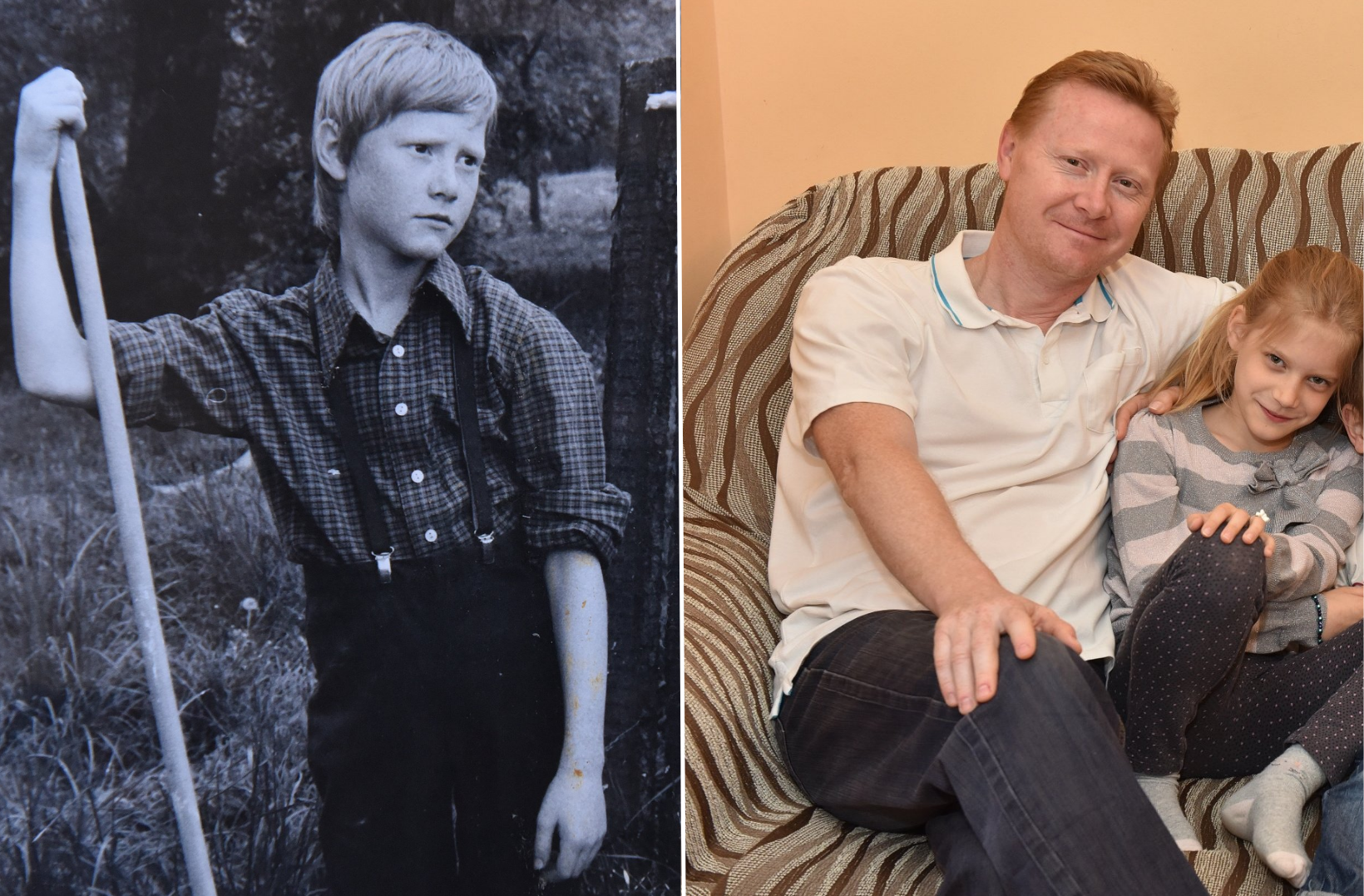 Kovács Robi fiatalon és felnőtten