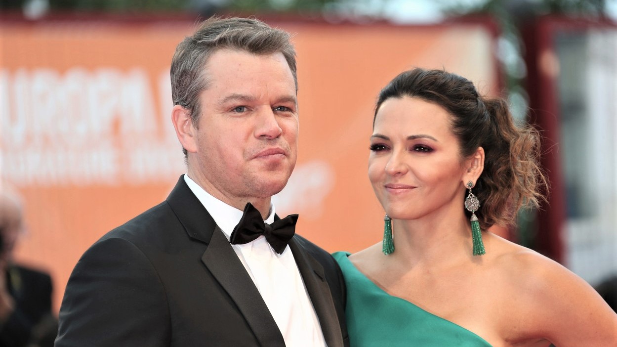 Matt Damon és Luciana Barroso