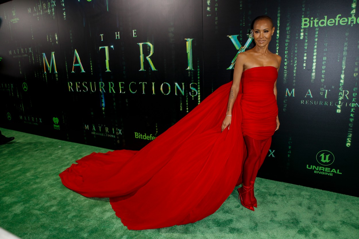 Jada Pinkett-Smith a Mátrix 4 premierjén 