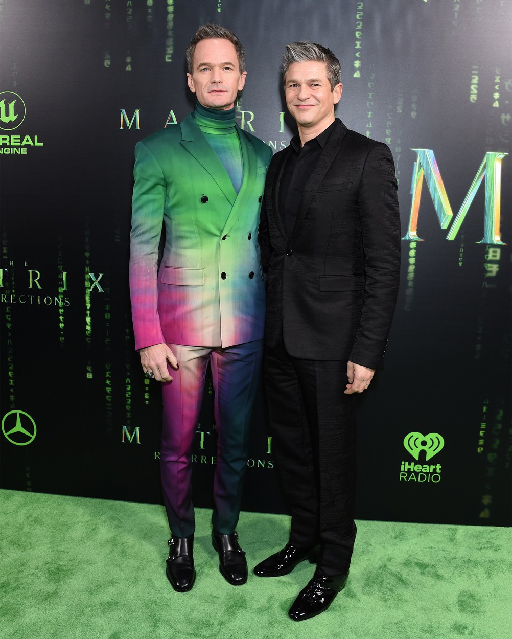 Neil Patrick Harris és férje, David Burtka a Mátrix 4 premierjén 