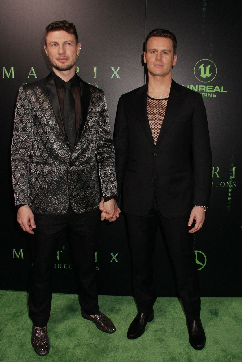 Jonathan Groff a Mátrix 4. premierjén 