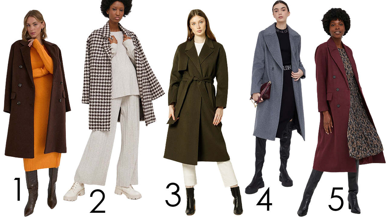 szövet téli kabátok