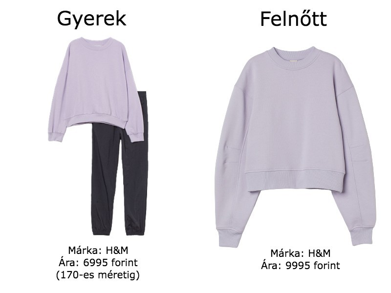 Gyerek vs. felnőtt ruha