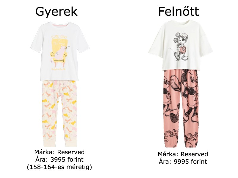 Gyerek vs. felnőtt ruha