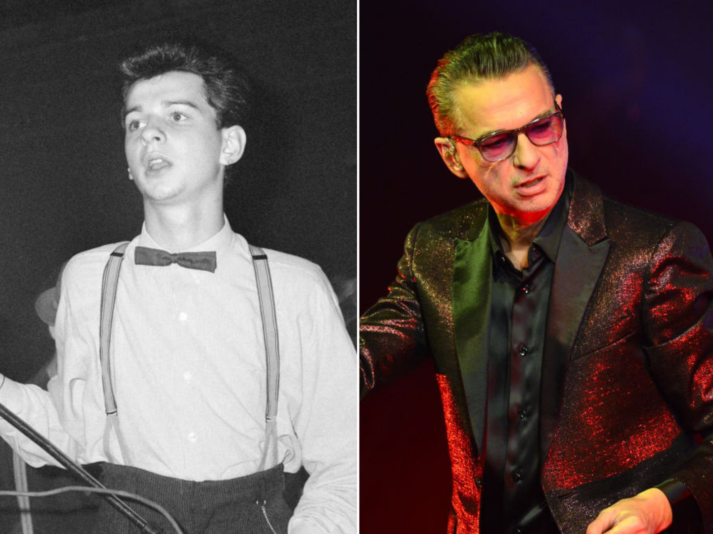 Dave Gahan 1981-ben és 2021-ben