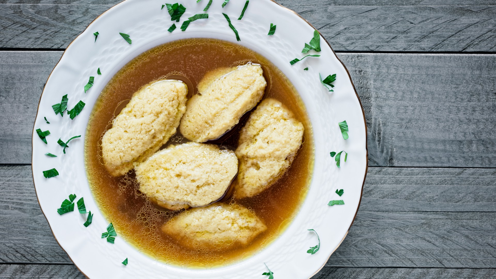 Pulykanyak leves galuskával