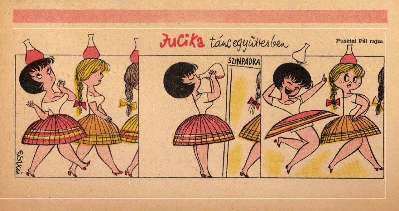 Az egyik kedvenc Jucika képregényünk (forrás: holespoles.tumbl/Ludas Matyi)