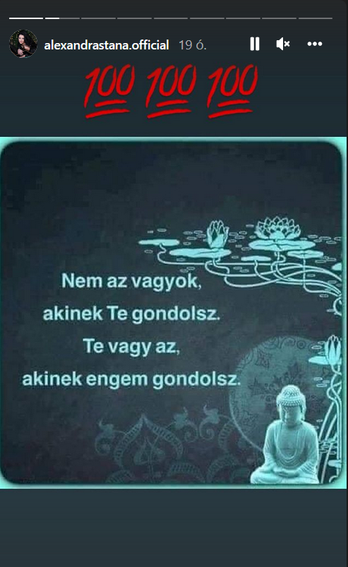 stana alexandra üzenete