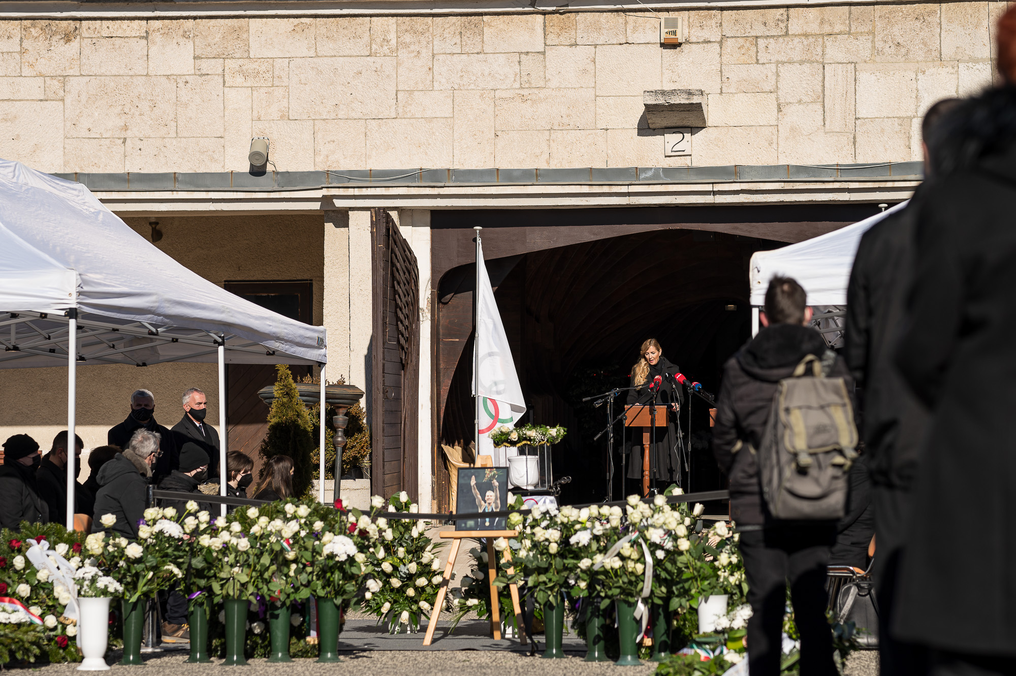 Csollány Szilveszter temetése