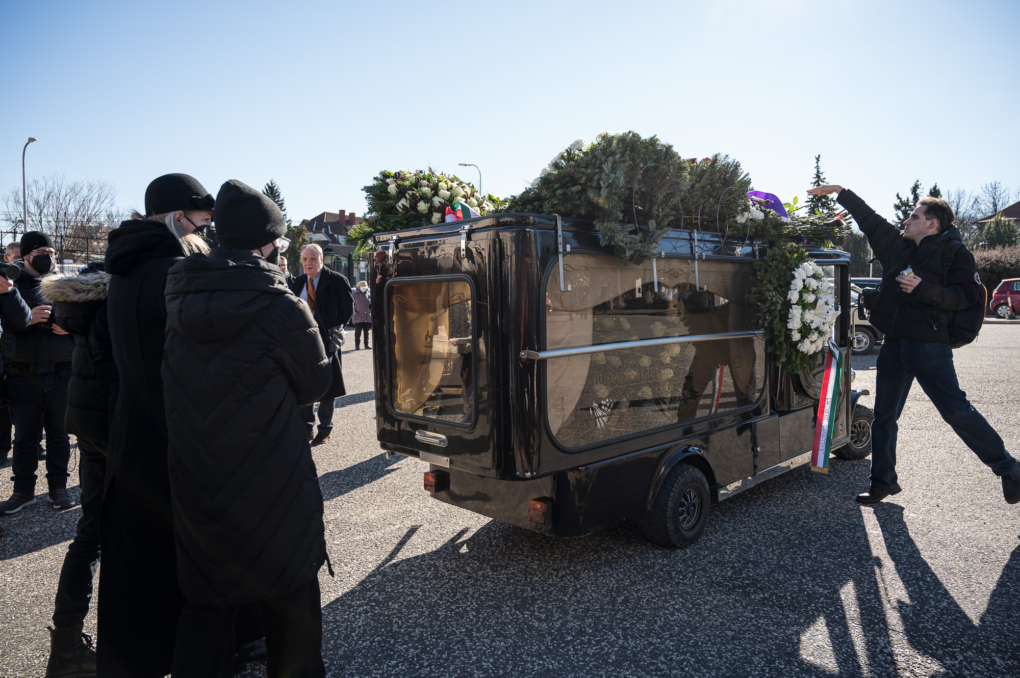 Csollány Szilveszter temetése