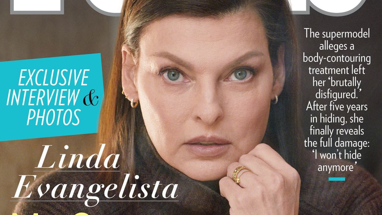 Linda Evangelista a People címlapján