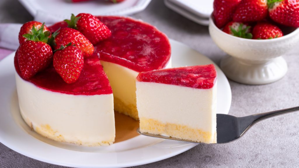 Epres, zselés sajttorta