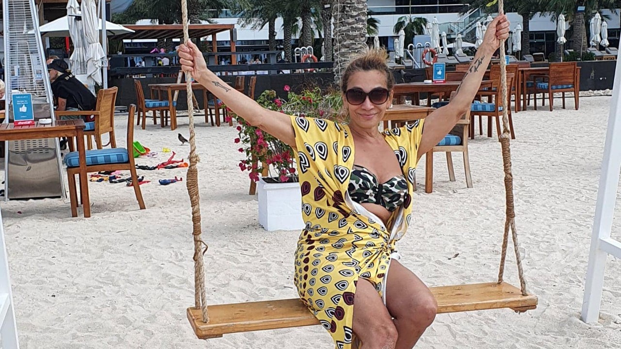 Keresztes Ildikó Dubajban (Fotó: Facebook)