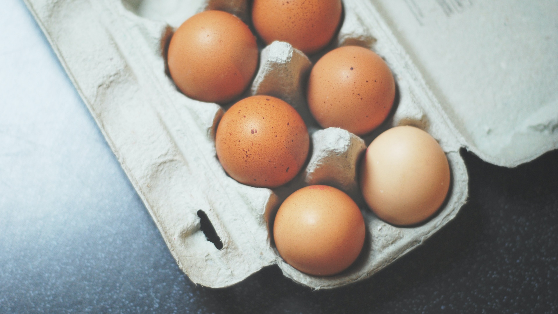 Tojások egy tojástartóban