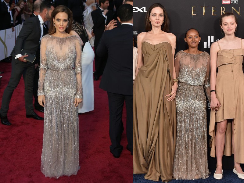 Angelina Jolie ruháját a lánya, Zahara