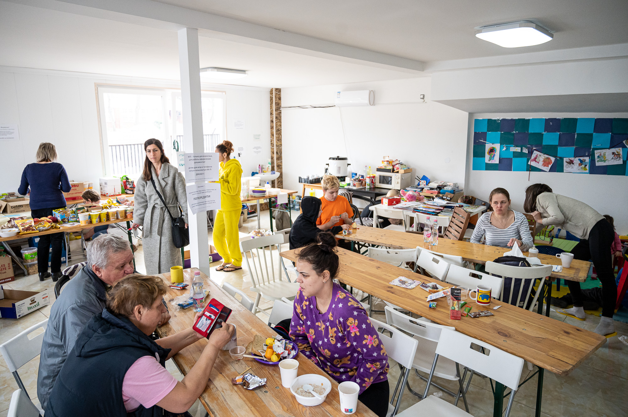 A Migration Aid Madridi úti menekültszállója