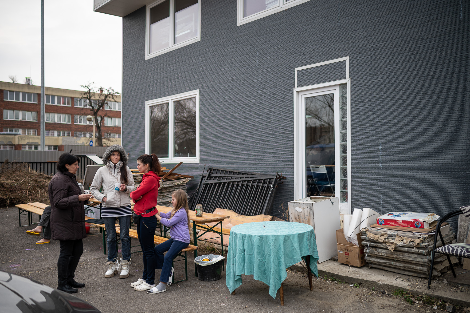 A Migration Aid Madridi úti menekültszállója