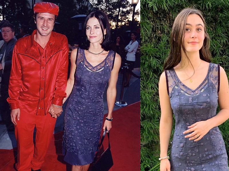 Courteney Cox és Coco Arquette ugyanabban a ruhában