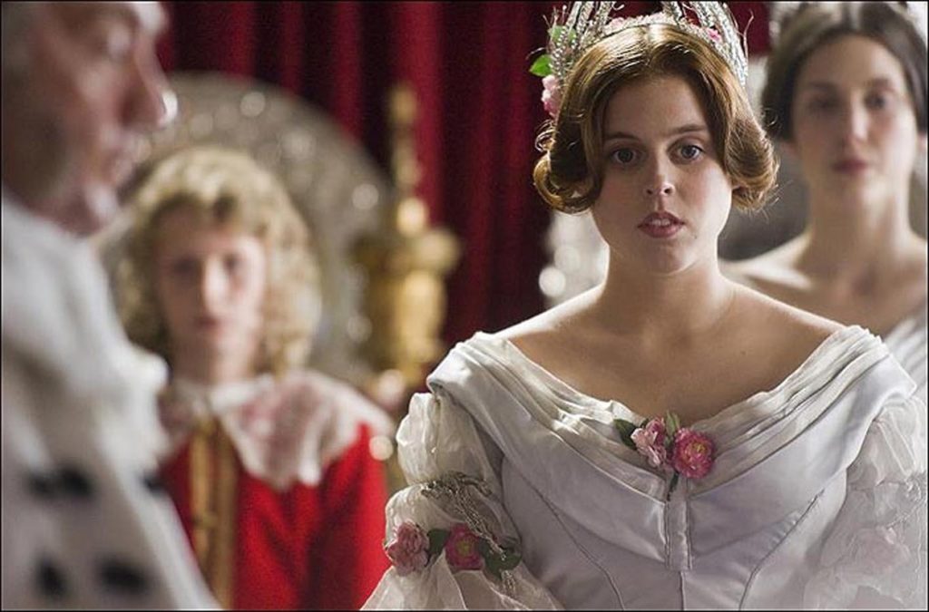 Beatrix hercegnő Az ifjú Viktória c. filmben (Fotó: Profimedia)