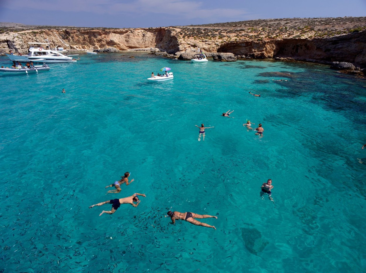 Kék Lagúna öböl Máltán