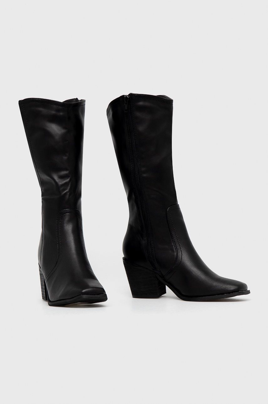 Fekete western csizma - Answear Lab