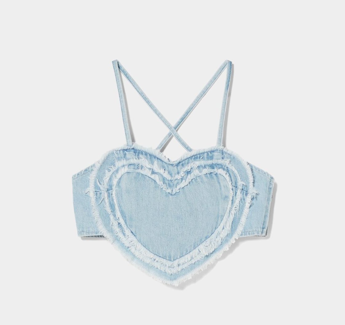 Farmer top - Bershka