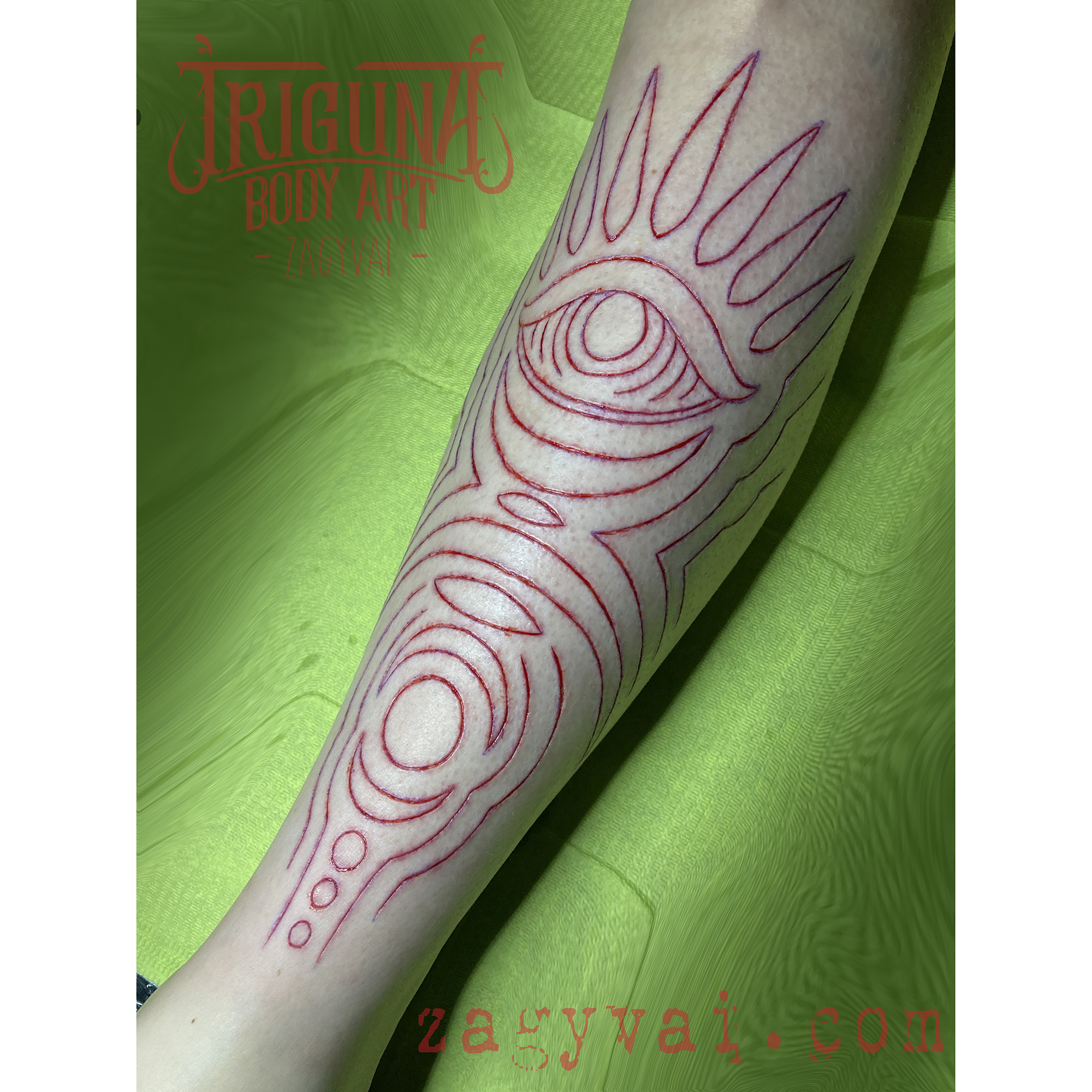 Zagyvai Gábor tetoválóművész alkotása