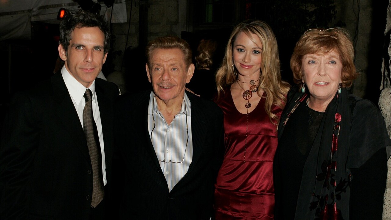 Ben Stiller, Jerry Stiller, Christine Taylor, Anne Meara 