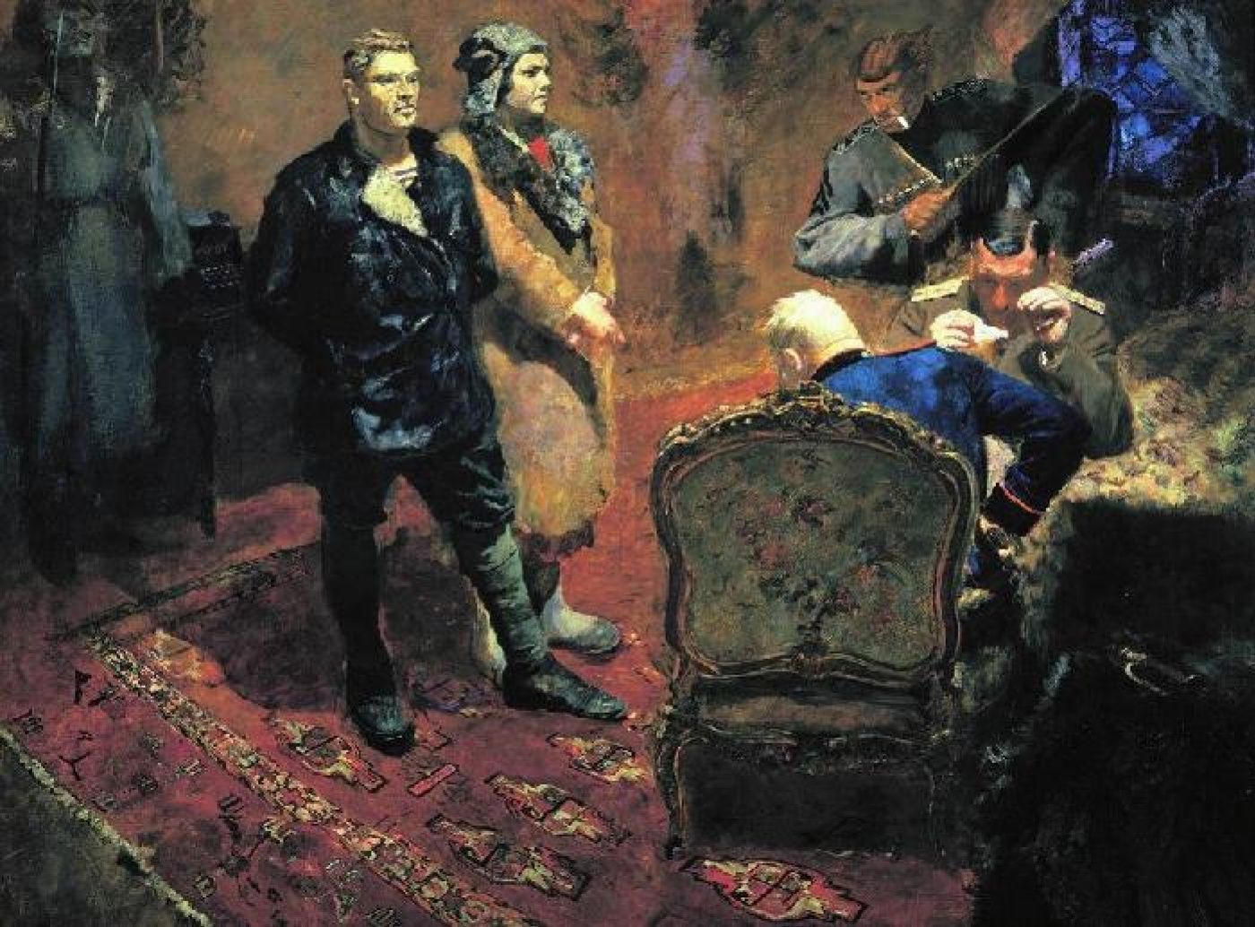 Borisz Joganszon: A kommunisták kihallgatása (forrás: Wikipedia)