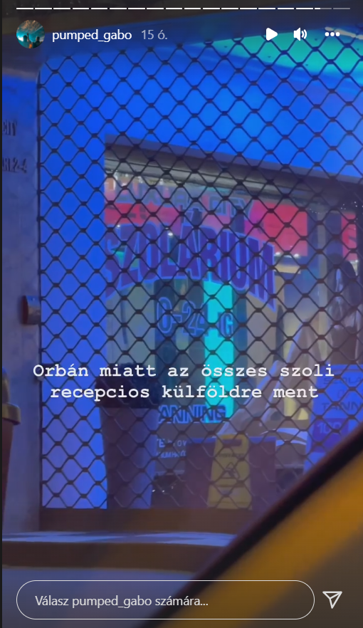 Pumped Gabo insta sztori