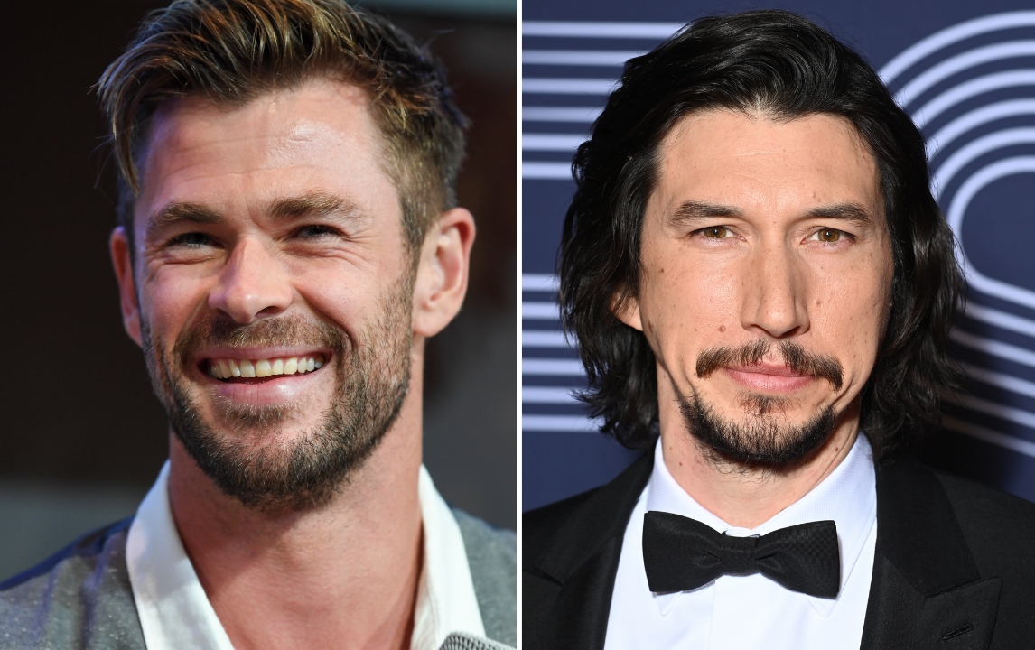 Chris Hemsworth és Adam Driver