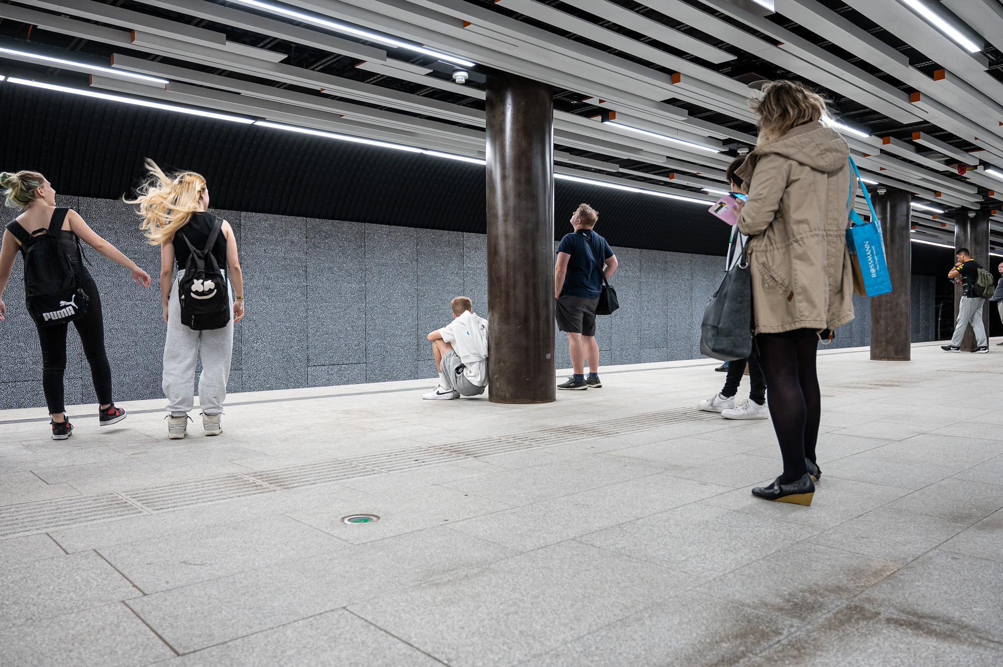 A 3-as metró Corvin negyed állomása