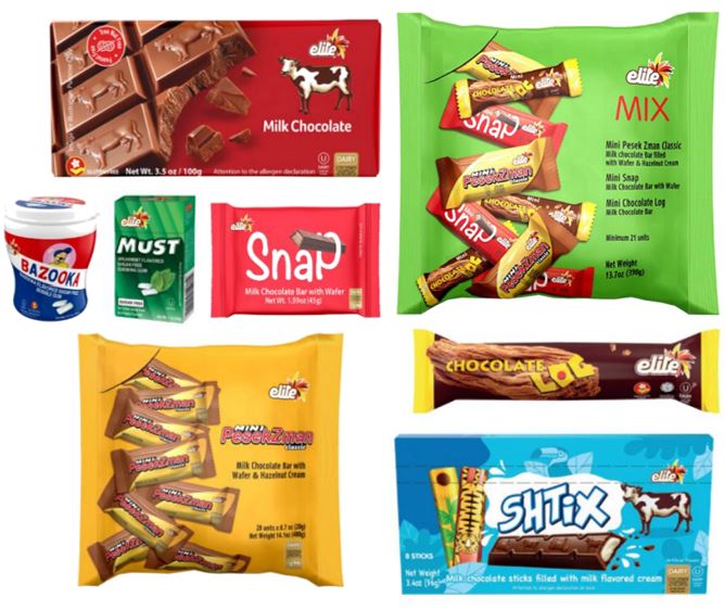 Édességek és rágógumik