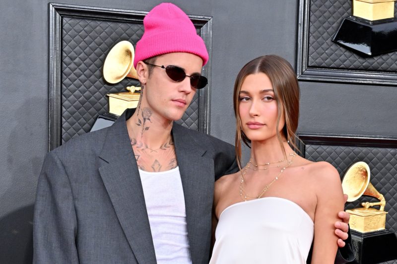 Justin Bieber és Hailey Bieber (Fotó: Axelle/Bauer-Griffin/FilmMagic)