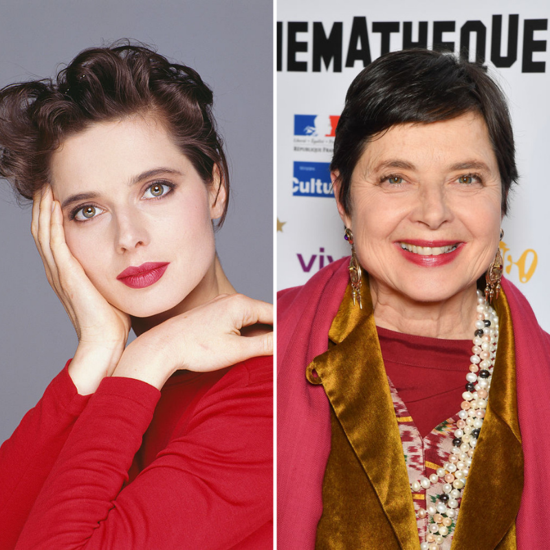 Isabella Rosellini 1988-ban és 2022-ben