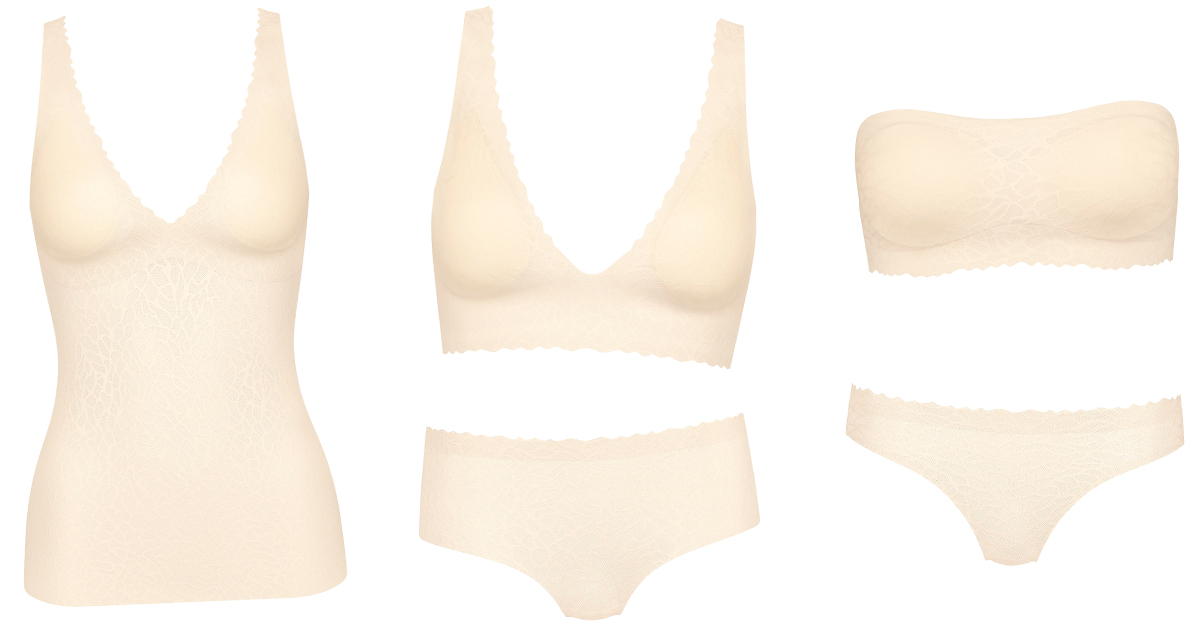 A lágy, krémszínű fehérneműk a fehér melltartók és alsóneműk népszerűségére törtek.