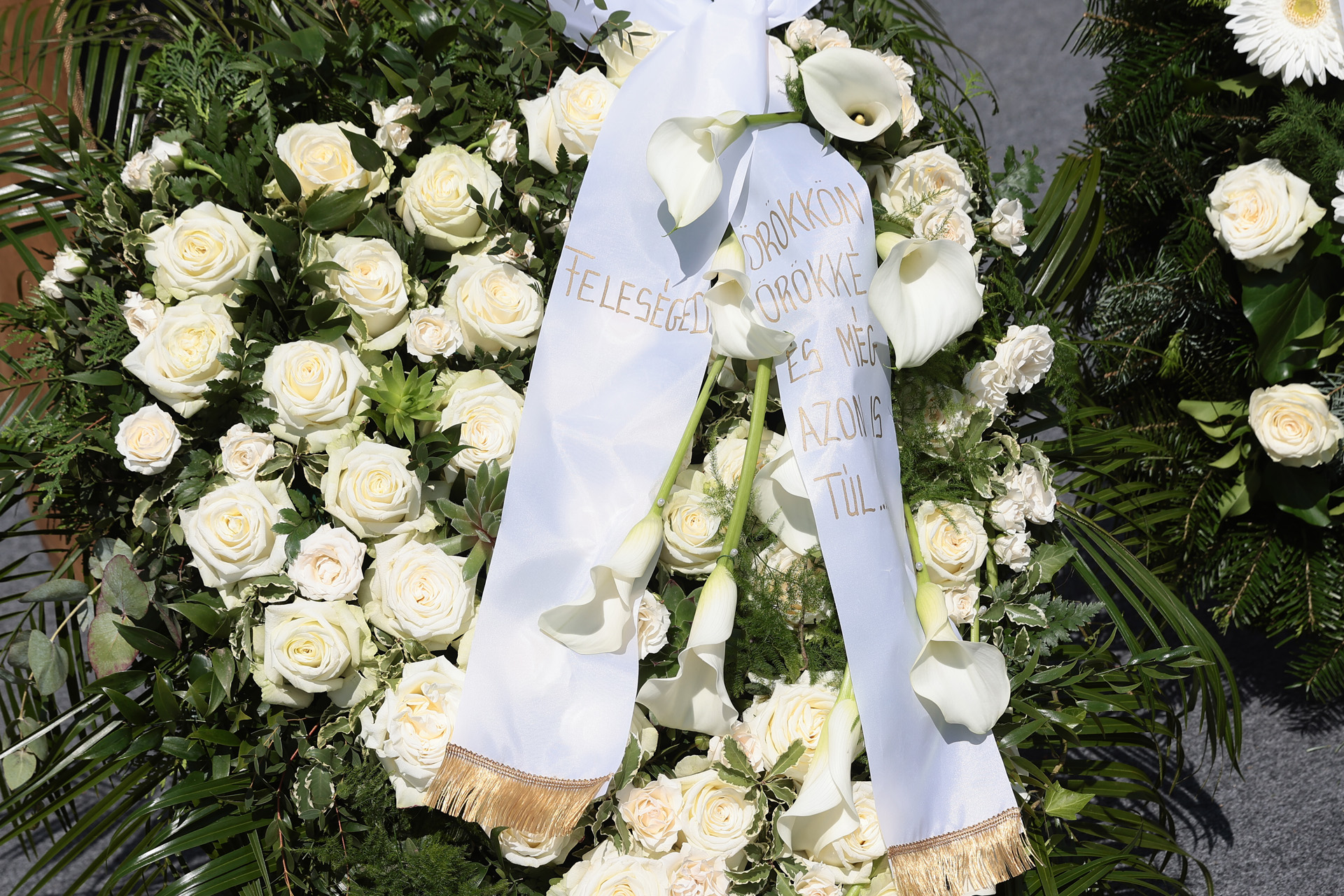 Berki Krisztián temetése búcsúztató Farkasréti temető