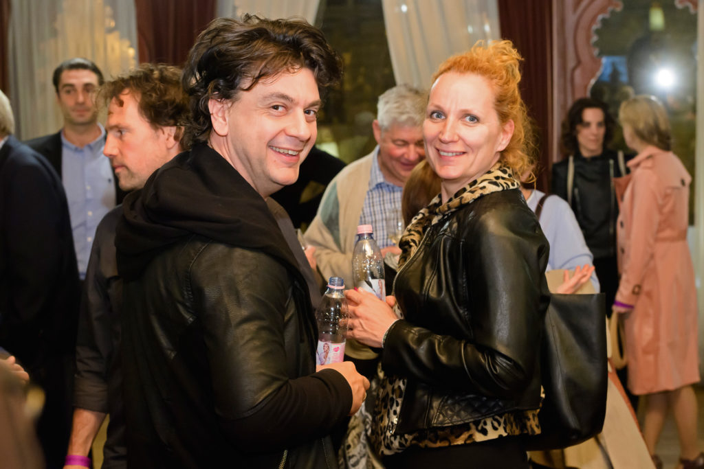 Lovász László és felesége Kinga