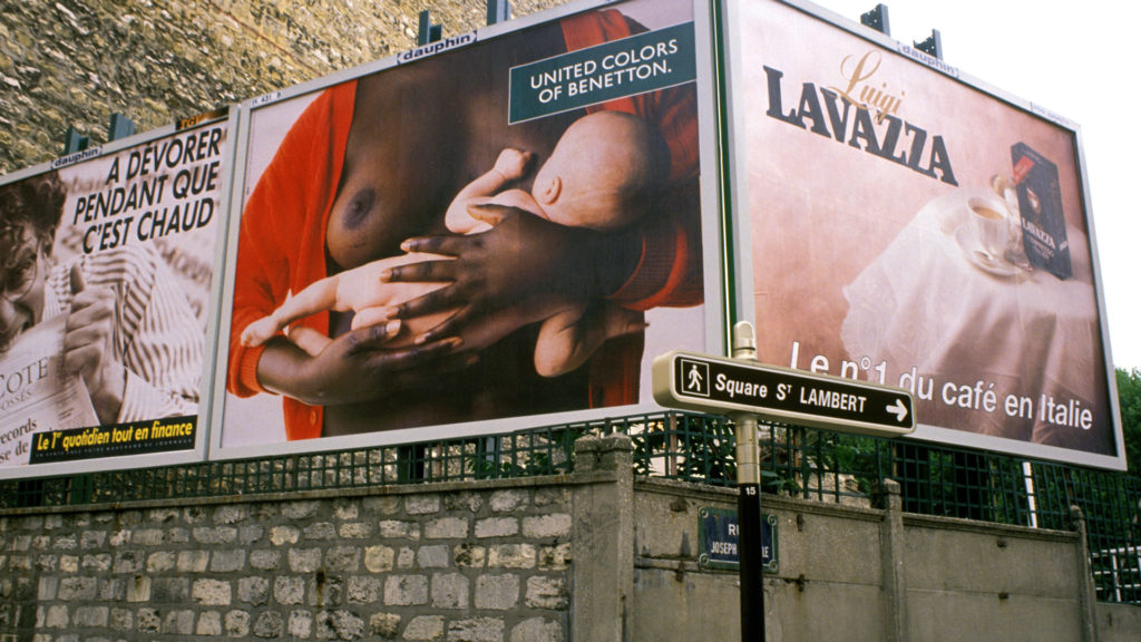 Benetton reklám plakát divat fotós