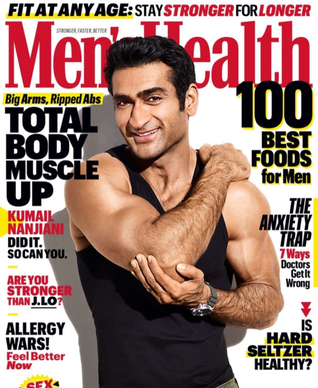 Kumail Nanjiani Marvel szuperhős gyúrás testedzés