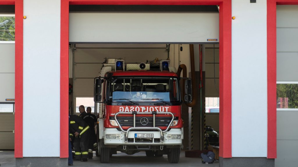 Az újonnan épült gyöngyösi tűzoltólaktanya